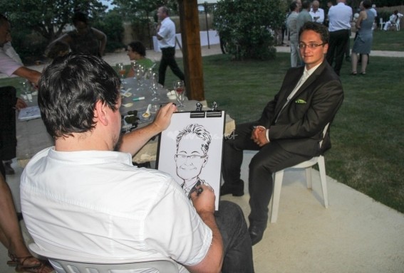 Caricaturiste, mariage, anniversaire